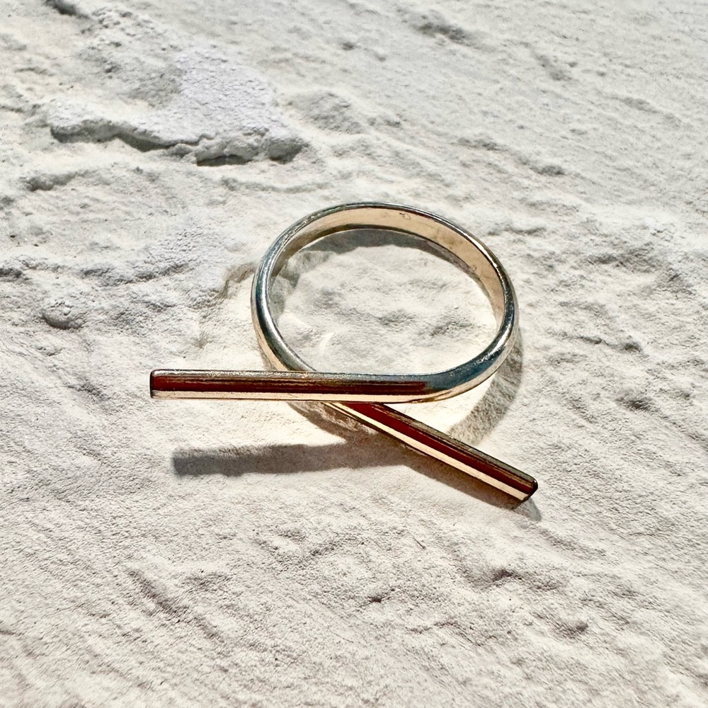 Gold ring, minimalistic ring